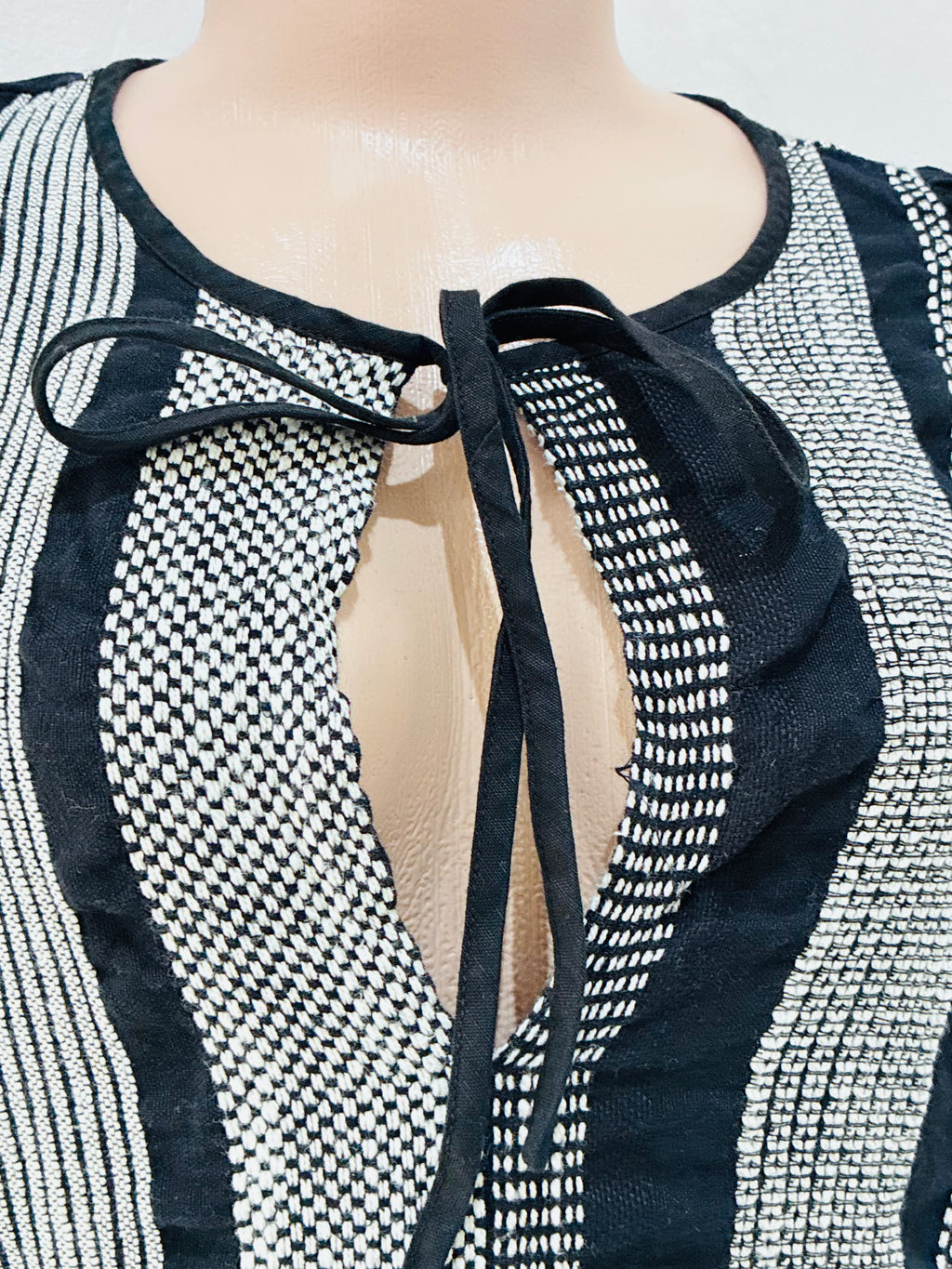 Black and white dress